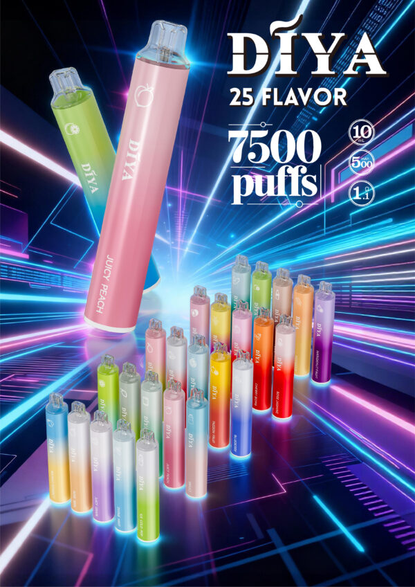 DIYA叮啞拋棄7500口✨水果味還原度極高💖 CP值拉滿🔥店長推薦【滿10送1 】